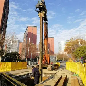 哪里有钢板桩打桩施工队 609钢围檩支撑施工多少钱一吨