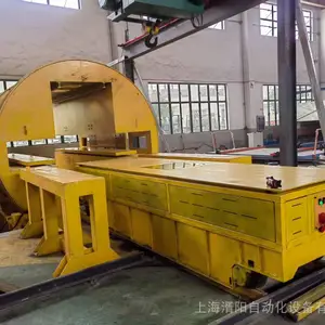 180度翻转机 大型平板工件翻转工作***承重30吨小车输送安全稳定