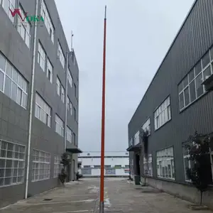 气象站雷达站玻璃钢避雷针 25米30米轻量化FRP接闪杆