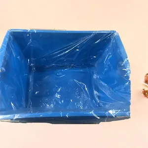 青岛定制透明可印刷pe方底袋食品级方形袋纸箱内衬袋方底袋