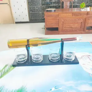 河北华企玻璃工艺酒瓶高档棒球醒酒器手工艺大容量玻璃酒瓶透明酒盒包装酒瓶