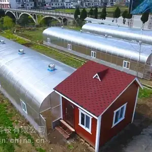 阳光太阳能板连栋温室 智能温室技术 结实牢固 按需定制