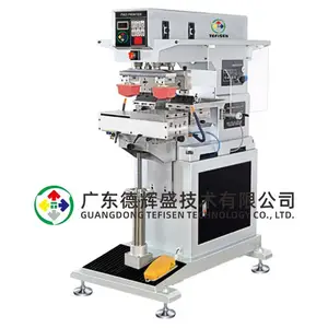 双色多色穿梭油盅移印机 德辉盛TFS-CP2-200S 采用德国FESTO气动元件