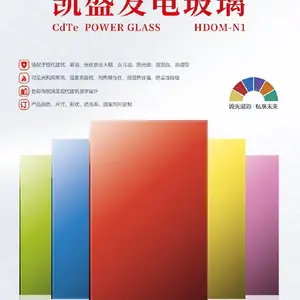 邯郸中建材碲化镉薄膜发电玻璃-彩玻组件1.92㎡（1600*1200mm）