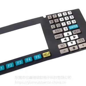 多色导电硅胶按键 工业设备硅胶按键 东莞工业硅胶按键定制加工厂