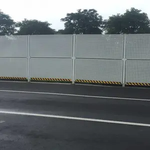 建筑外墙围蔽网 工地防风屏障冲孔板 防护隔离冲孔网