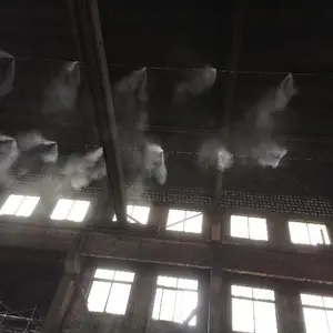 山西砂石厂喷雾除尘设备安装案列介绍