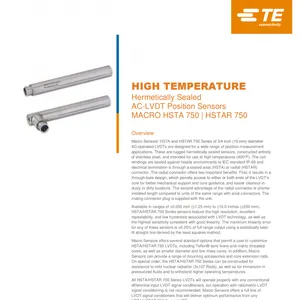 ��Ӧ����Macro Sensors HSTA �� HSTAR 750 ���½������� LVDT