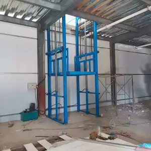 导轨链条式升降货梯 二三层厂房升降货梯车间货物装卸升降车