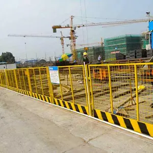 广东建筑工地临边基坑网片护栏网-井口电梯门-外墙爬架网防护网