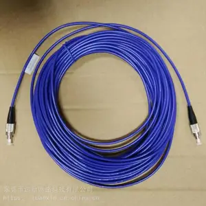 3.0双圆铠装防鼠蓝色光纤跳线各种米数