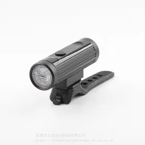 正东自行车前灯 USB迷你铝合金便携高亮夜骑绑带前车灯