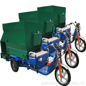 遂宁喂养黑山羊添草车 大容量5立方加料撒料车