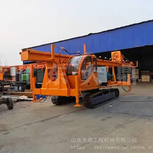 履带式建筑地基打桩机 螺旋履带打桩机 抗浮锚杆长螺旋打桩机