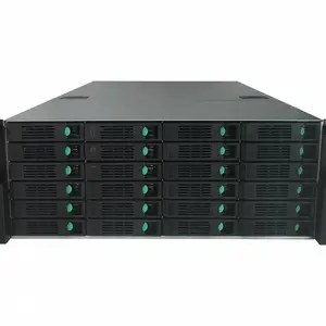 中伟视界24盘位热插拔NVR 网络硬盘录像机 存储服务器 磁盘阵列 DVR 数字硬盘录像机