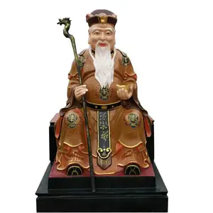 河南善缘神像佛像厂供应 土地神龙王爷 山神爷土地婆婆 树脂神像佛像鎏金彩绘工艺