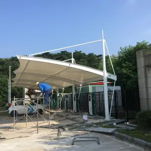 停车棚效果图，停车棚设计图，汽车棚图片大全