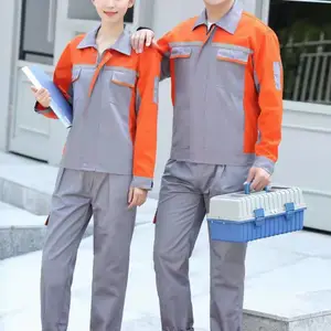 嘉峪关工地工作服定制绣字团体工装定制防静电工作服