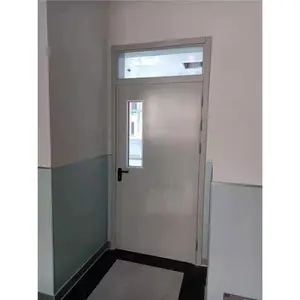 带视窗钢制木制教室门 不易变形