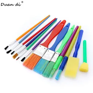 数字油画笔 画笔 塑料画笔 尼龙画笔 儿童DIY画画刷