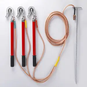 10kv��ѹ��·�ӵ���220kv��ѹ�ӵ��߽ӵذ����˱�����Я���Ͷ�·�ӵ���