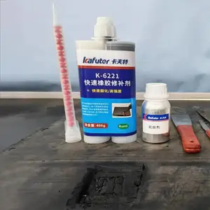 供应批发卡夫特k-6221快速橡胶修补剂,传输带流水线履带修补胶水
