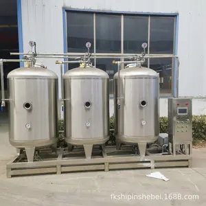 新型蒸汽式煮浆设备 不锈钢密封式微压煮浆罐 煮浆效***豆浆设备