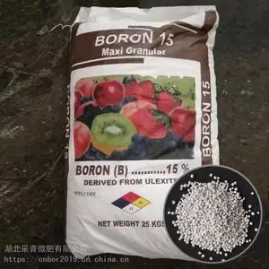 进口秘鲁硼肥15%颗粒硼硅钙镁多元素土壤基施缓释肥料