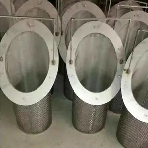 丝网深加工不锈钢过滤筒圆孔冲孔网过滤网管道滤网筒河北 厂家直营