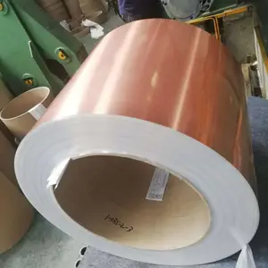 导电好散热不锈钢316镀铜电力防雷接地工程黄铜复合钢带可定制