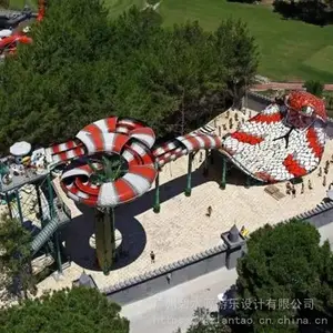 水上乐园设备厂家 眼镜蛇滑梯