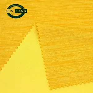 MH041-CD 双色阳涤双染针织方格针眼布 日单休闲T恤布