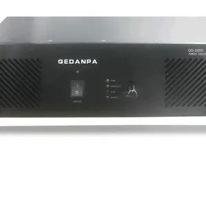 QD-2000纯后级定压广播功放 后级广播功放 纯后级功放 QEDANPA纯后级功放厂家