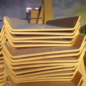 矿用塑料溜槽卡扣拼接安装简 T形装料容量大落煤不撒淌