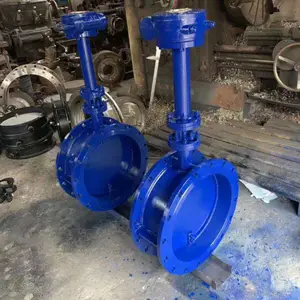 ��ƫ��Ӳ�ܷ����_�۸�_����_����_�ṹͼ_ D373W-10/16P DN450 �Ӽ��з��ž�����