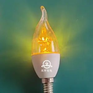 全彩拉尾灯泡 LED全彩吊灯灯泡 复古酒吧吊灯灯泡 婚礼堂水晶吊灯全彩灯泡 古堡酒吧全彩吊灯灯泡