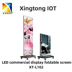 兴通XT-L102室内LED显示屏商场机场广告屏GOBP1.8折叠海报屏批发
