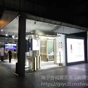 承接南宁商业中心桁架大蓬搭建活动,户外品牌会搭建