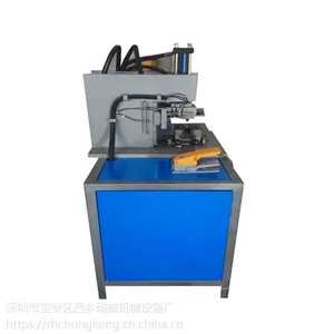 山东瑞威机械方管圆管折角机、一次成型切90度切角机、门框45度切角机
