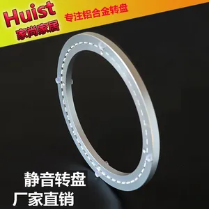 推荐工厂-400mm静音转盘工厂-16寸消音转盘-无声餐桌转盘现货家具五金配件