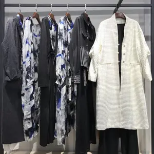 设计师品牌折扣女装幽篁直播货源 19款秋冬装 品牌女装尾货批发