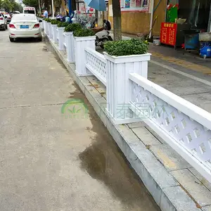 立柱网格花箱围栏 城市主题花箱 组合花箱 花箱围栏组合