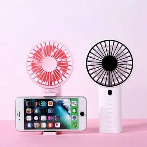 中国厂家新款USB小风扇 创意手机支架风扇 三挡静音桌面迷你风扇