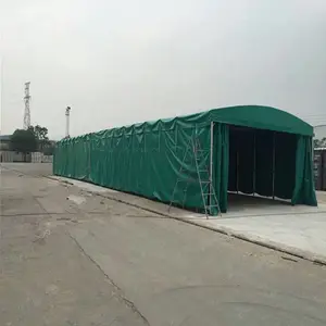 福州户外伸缩雨蓬 轮式推拉棚