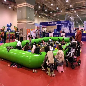 销售供应户外乐淮佳游乐充气攀爬 水上乐园漂浮设备