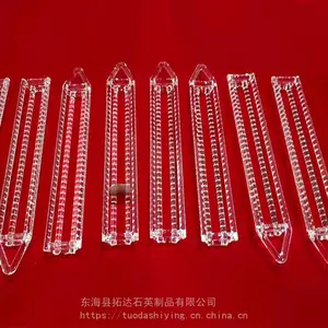 石英舟定做 耐高温开槽舟 硅片退火舟耐高温耐酸碱