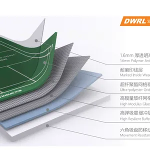 天速运动地胶 羽毛球地板 PVC运动地面 天津施工队 高端环保材料
