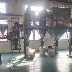 纳米锌粉,碳酸锌,氧化锌用气流粉碎机分级机解聚打散
