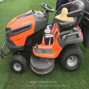 瑞典胡斯华纳富世华TC342割草机修草机草坪车侧排后排草百力通TS342草坪机驾乘式球场剪草机
