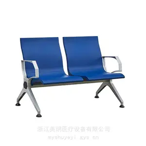 发泡坐垫四人位连排椅批发